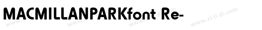 MACMILLANPARKfont Re字体转换